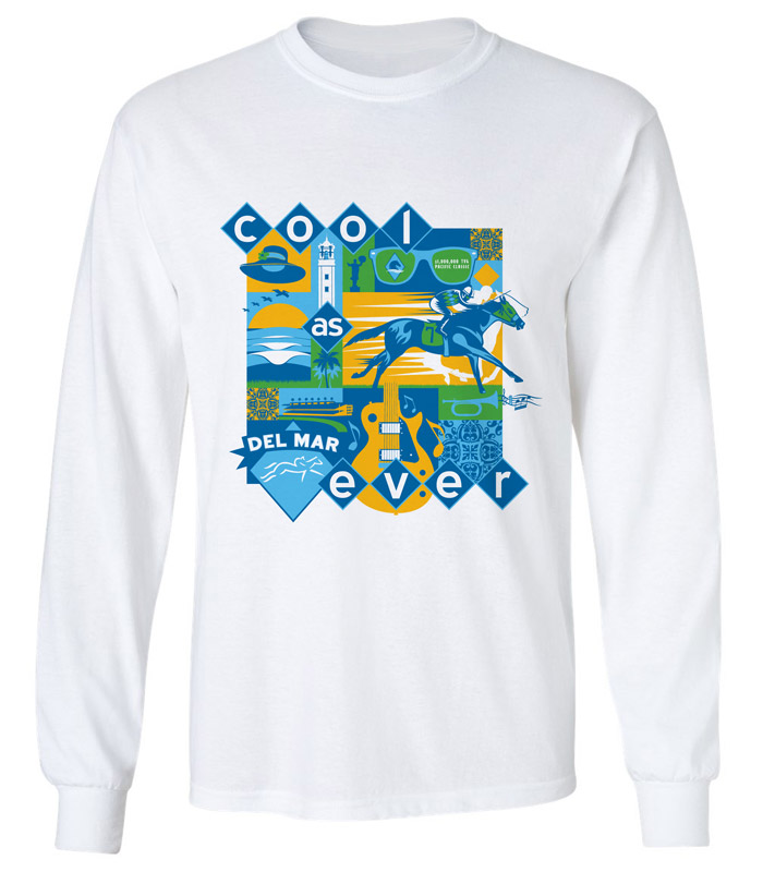 Cool As Ever, Del Mar Horse Races T-shirt